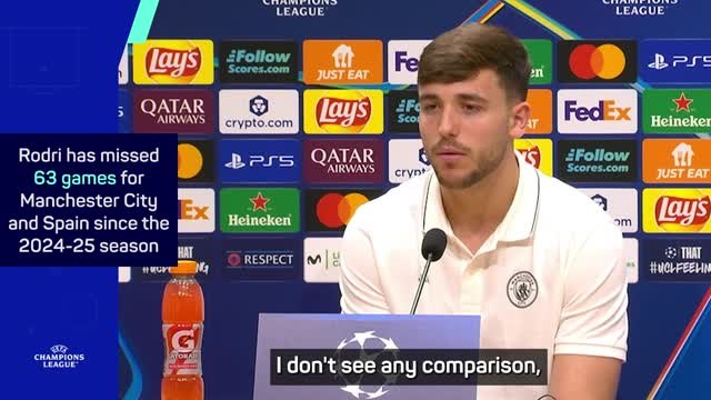 City's Gonzalez dismisses Rodri comparisons