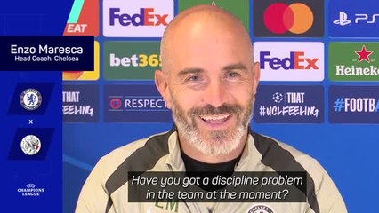Do Chelsea have a disciplinary problem? - Maresca responds