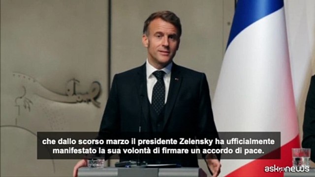 Ucraina, Macron: concessioni territori negoziabili solo da Zelensky
