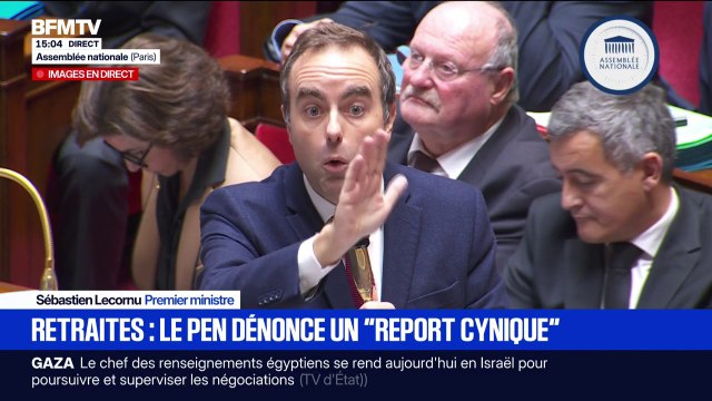Réforme des retraites : Le débat devra avoir lieu quoi qu'il arrive affirme Sébastien Lecornu en réponse à Marine Le Pen