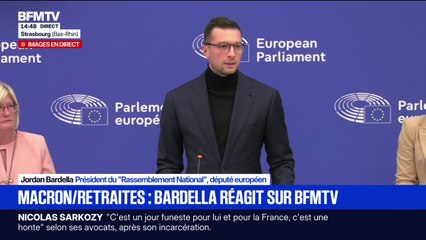 Réforme des retraites: "Le Parti socialiste est en train de se faire enfumer et il enfume ses propres électeurs", affirme Jordan Bardella, président du RN