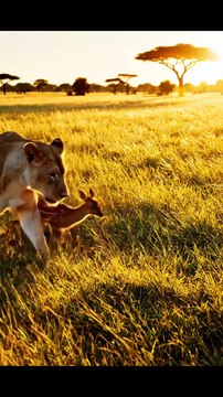 When a Lioness Adopts a Baby Deer 🦌 | The Most Heartwarming Story in the Wild ❤️