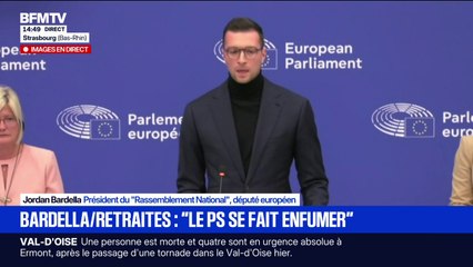 Crise politique: Jordan Bardella appelle à un "retour aux urnes"