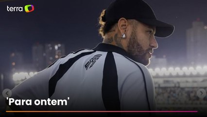 Neymar critica arbitragem após pênalti contra o Santos: 'Precisa ser profissionalizada'