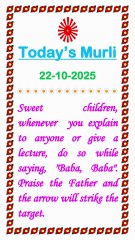 🇲🇰 Essence of Murli 22 October 2025 English in Male Voice| #brahmakumaris #madhuban #shantivan