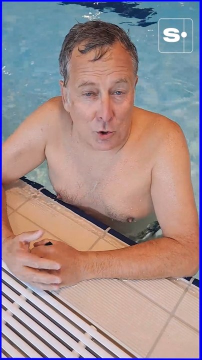 Patrick Lecerf, bourgmestre de Hamoir, participe fréquemment à des cours d'aquagym pour garder la forme