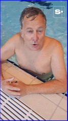 Patrick Lecerf, bourgmestre de Hamoir, participe fréquemment à des cours d'aquagym pour garder la forme