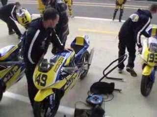 Team VTC au départ des essais (Le Mans)