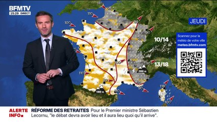La météo pour ce mercredi 22 octobre 2025