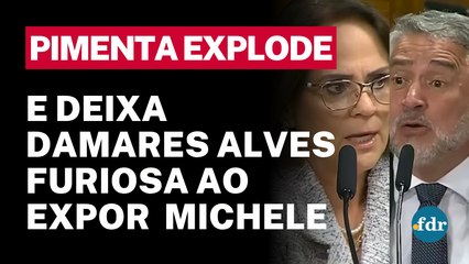 🔥 PIMENTA fura DAMARES na CPMI e expõe MICHELLE BOLSONARO: "Hipocrisia, Dinheiro Desapareceu!