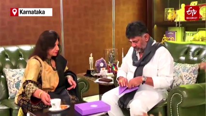 Business Leader Kiran Mazumdar Shaw Meets Karnataka CM Siddaramaiah And Deputy CM D K Shivakumar