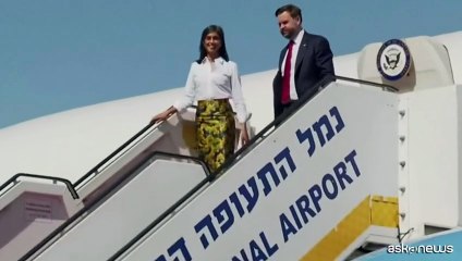 M.O., vicepresidente Usa Vance è arrivato in Israele