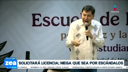 Fernández Noroña solicitará licencia, pero niega que sea por escándalos