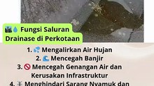 🏙️💧 Fungsi Saluran Drainase di Perkotaan