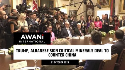Trump, Albanese sign critical minerals deal to counter China