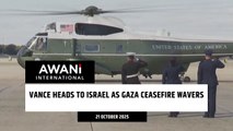 Vance heads to Israel as Gaza ceasefire wavers