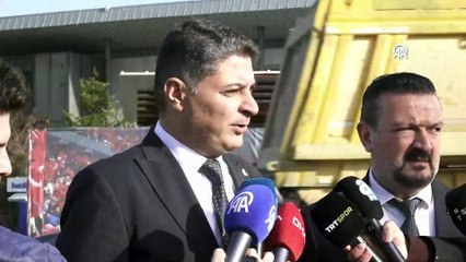 Sadettin Saran'dan İbrahim Hacıosmanoğlu'na nezaket ziyareti
