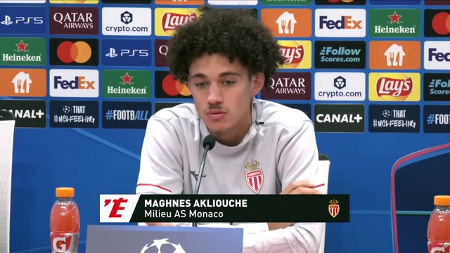 «Le coach est quelqu'un de très positif» : Maghnes Akliouche à propos de Sébastien Pocognoli - Foot - Ligue des champions - Monaco