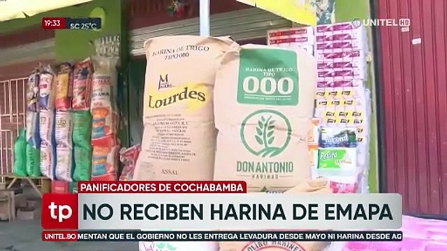 Panificadores de Cochabamba dice que su producción bajó porque Emapa aún no entrega los insumos subvencionados