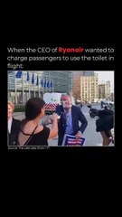 In 2009, Ryanair’s maverick CEO Michael O’Leary proposed charging £1 to use the toilet mid-fligh