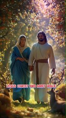 🌿 Jesus Christ and Mary in the Forest | Message of Love and Peace 🌿