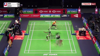 Le replay du 1er tour d'Alex Lanier - Badminton - Internationaux de France