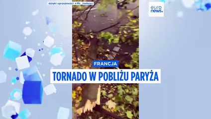 Tornado na północ od Paryża, jedna osoba nie żyje