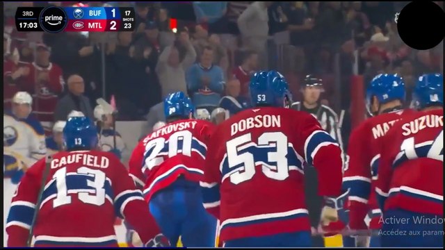 Les Canadiens frappent fort contre les Sabres 💥 Un choc de la NHL 2025 à couper le souffle !