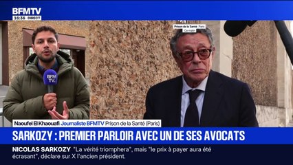 L'ancien président de la République, Nicolas Sarkozy, a effectué son premier parloir accompagné de l’un de ses avocats