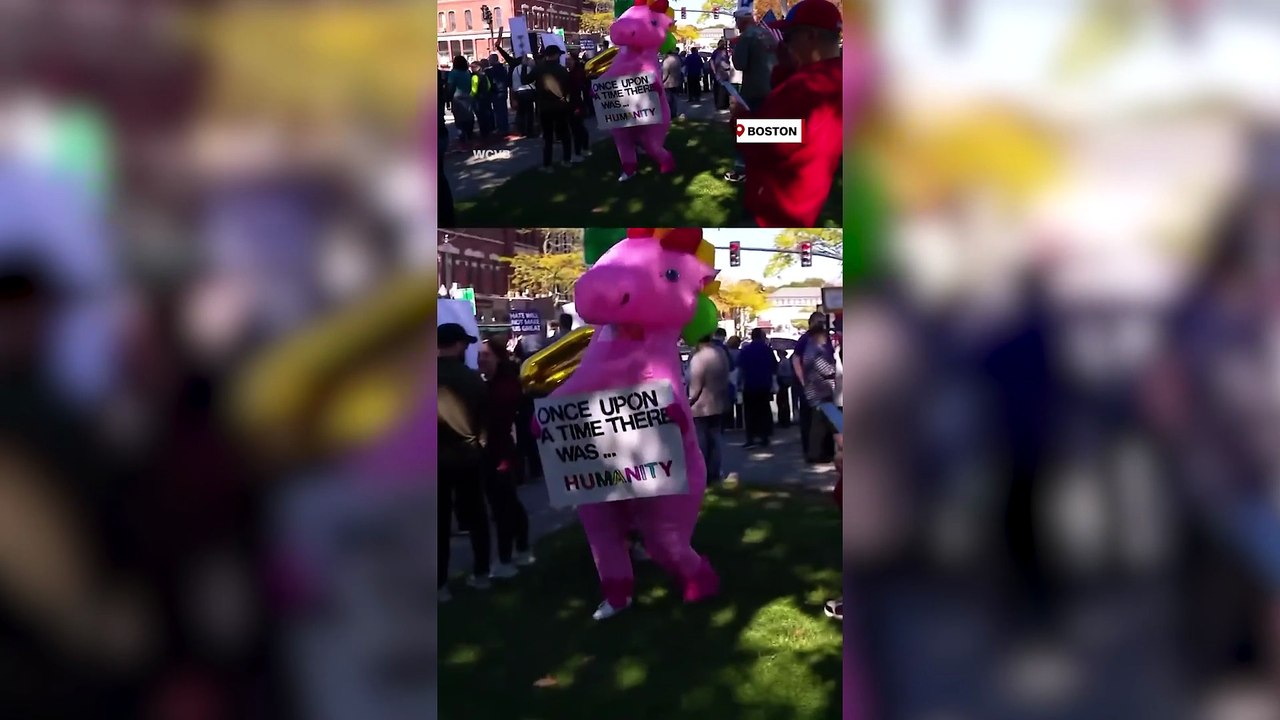 Grandes multitudes se manifiestan contra Trump en las protestas "Sin Reyes" en todo Estados Unidos