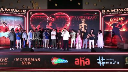 Producer SKN Funny Comments on Yukti Thareja @ KRamp Rampage Blockbuster Meet