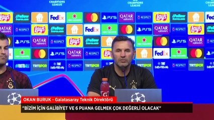 Okan Buruk: Bizim için galibiyet ve 6 puana gelmek çok değerli olacak