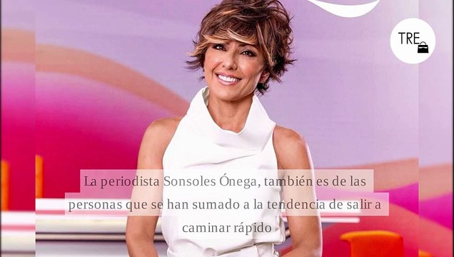 Sonsoles Ónega: “Salgo todos los días a pasear 20 minutos con mis perros a buen ritmo, que me falte la respiración, e intento hacer pesas tres o cuatro días a la semana”