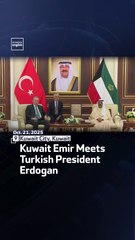 Kuwait Emir Meets Turkish President Erdogan
