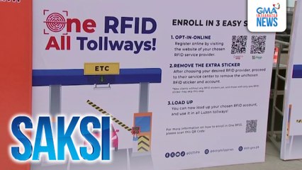 One RFID o isang RFID para sa lahat ng toll expressway sa Luzon, inilunsad | Saksi