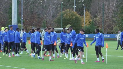Cone Wars as Chelsea Train Ahead of Ajax UCL match tomorrow