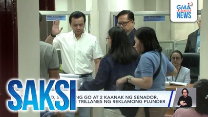 FPRRD, Sen. Bong Go at 2 kaanak ng senador, sinampahan ni Trillanes ng reklamong plunder | Saksi