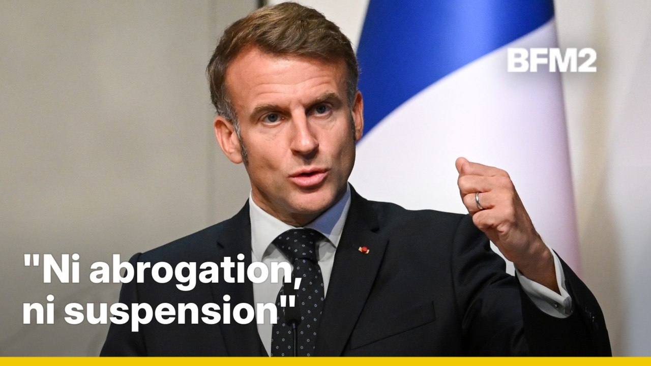 Réforme des retraites, Nicolas Sarkozy, Ukraine...La prise de parole d'Emmanuel Macron en Slovénie en intégralité #BFM2