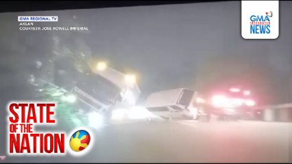 6 sugatan sa karambola ng 8 sasakyan dahil sa truck na nawalan ng preno | SONA