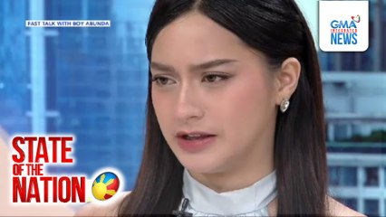 Jillian ward on Chavit Singson: "Never ko po siyang nakilala, never ko po siyang na-meet" | SONA