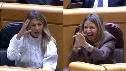 El lapsus de Yolanda Díaz en el Senado: "Queda Gobierno de corrupción para rato"