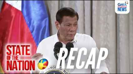 State of the Nation: (RECAP) FPRRD, GO vs reklamong Plunder; Flood control probe; Jillian sa #FTWBA