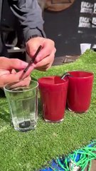 The magic of physics ... but why not drink is dark color