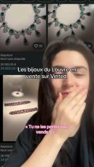 Les bijoux volés du Louvre sur Vinted 👀