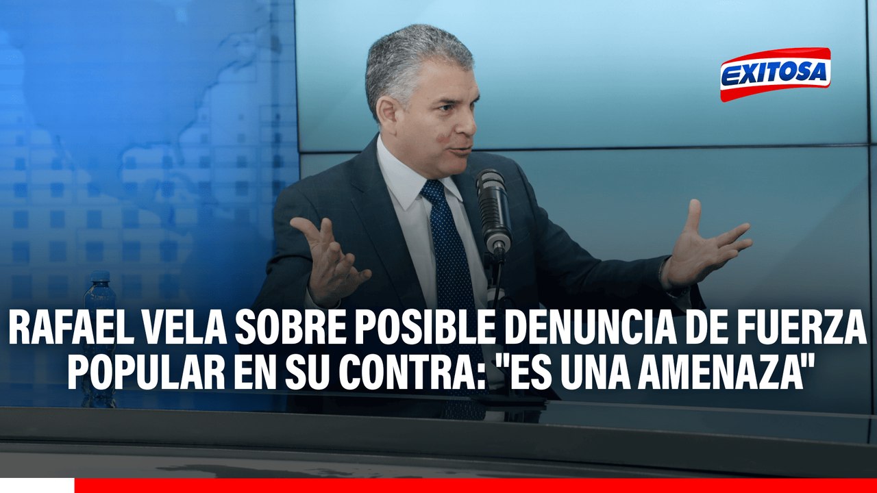 Rafael Vela sobre posible denuncia de Fuerza Popular en su contra: "Es una amenaza"