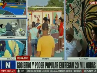 Cojedes | Comuna Hugo Chávez inaugura cancha de usos múltiples como resultado de la Consulta Popular