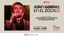 Juan Gabriel en Bellas Artes: Netflix proyectará concierto en el Zócalo CDMX este 8 de noviembre