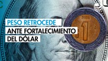 Peso retrocede levemente ante fortalecimiento del dólar