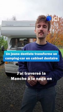 Un jeune dentiste du Pas-de-Calais transforme un camping-car en cabinet dentaire en Mayenne