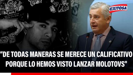 Juan Carlos Lizarzaburu sobre Eduardo Ruiz: "De todas maneras se merece un calificativo porque lo hemos visto lanzar molotovs"